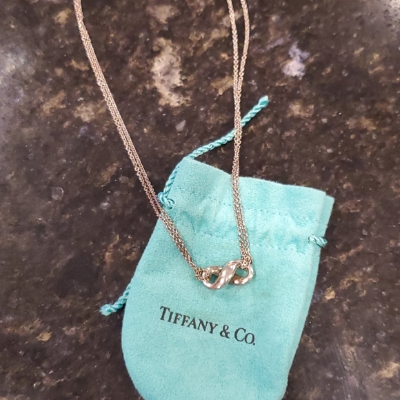 Tiffany Infinity Knot Necklace 